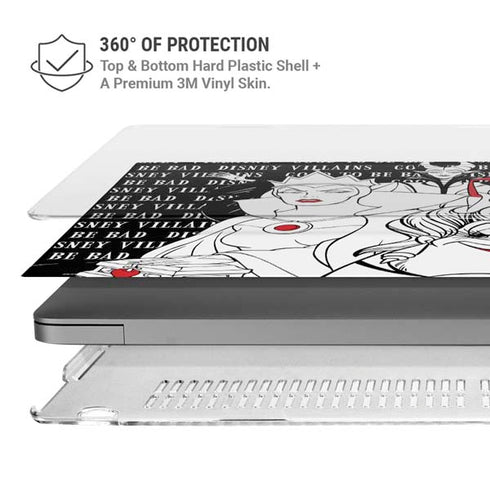 Disney Villains Characters Art MacBook Cases